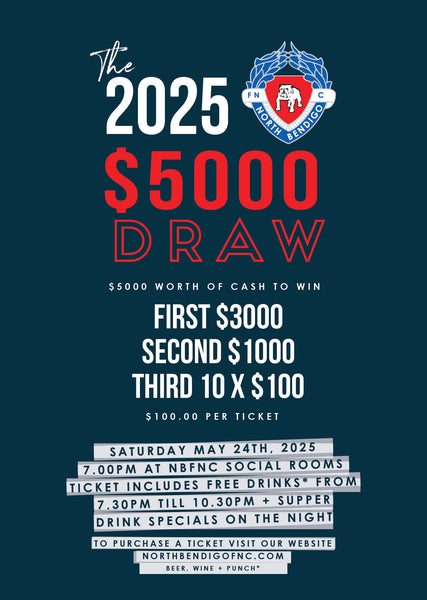 2025 $5K DRAW TICKET