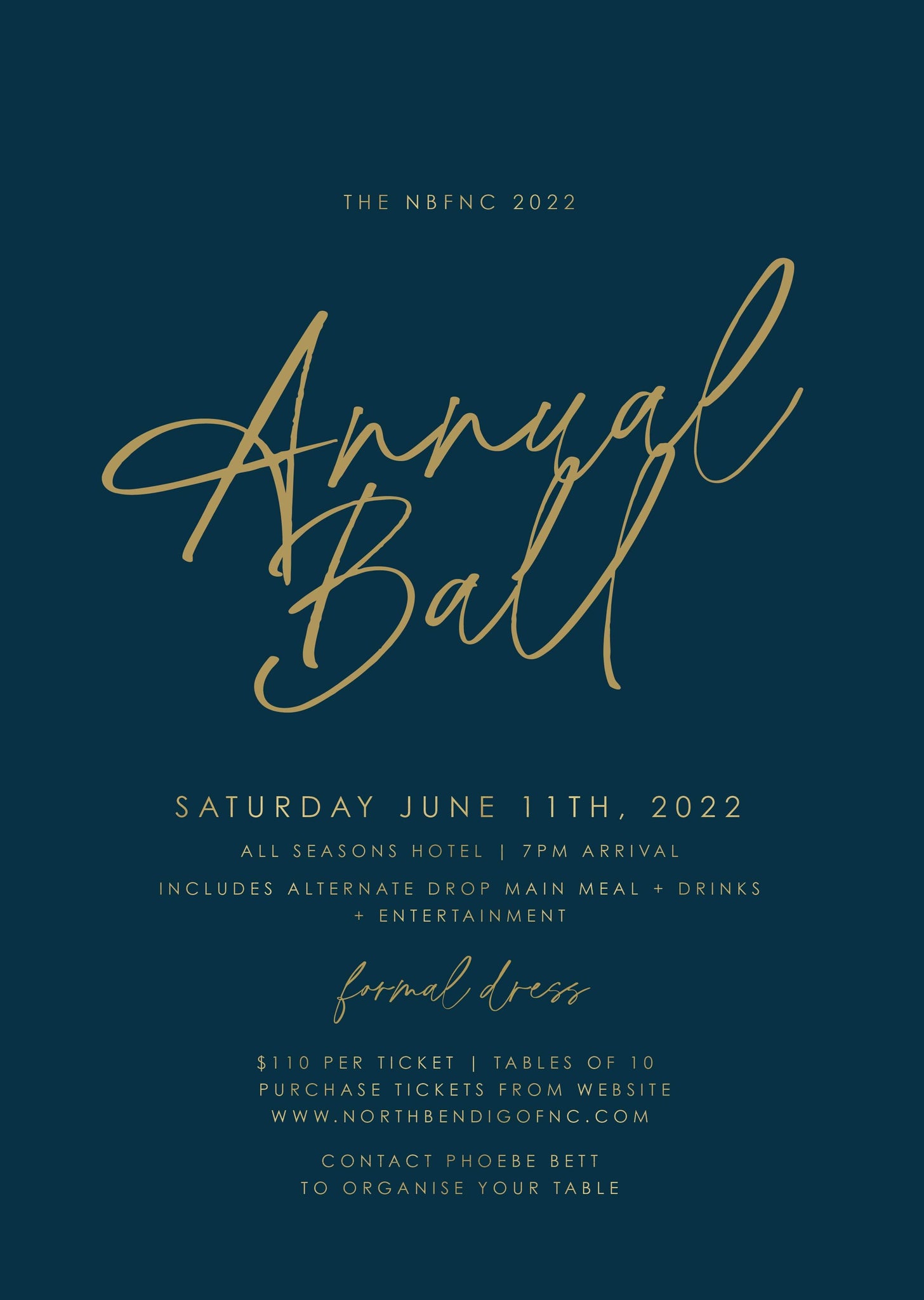 Underage/ non drinker ball tickets